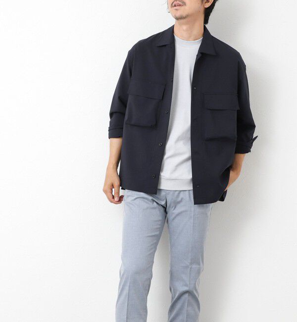 NOLLEY'S goodman「《ビジカジ対応》【COOLMOTION】シャークスキン 接触冷感スリムフィット 25SS」|チノ|