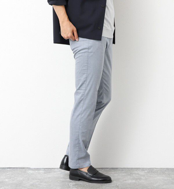 NOLLEY'S goodman「《ビジカジ対応》【COOLMOTION】シャークスキン 接触冷感スリムフィット 25SS」|チノ|