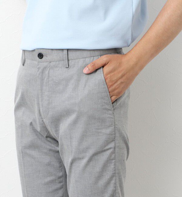 NOLLEY'S goodman「《ビジカジ対応》【COOLMOTION】シャークスキン 接触冷感スリムフィット 25SS」|チノ|