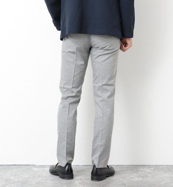 NOLLEY'S goodman「《ビジカジ対応》【COOLMOTION】シャークスキン 接触冷感スリムフィット 25SS」|チノ|