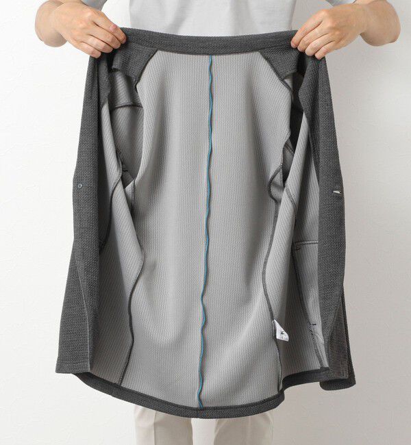 Stutostein「《ビジカジ対応》Relax Jogger Jersey ウォッシャブルテーラーCD」|カーディガン|