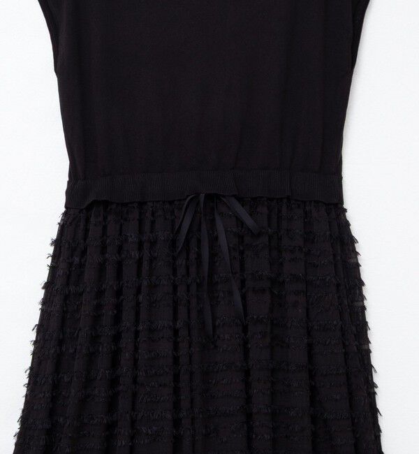 NOLLEY'S「フリンジ生地ニットワンピース」|ワンピース|