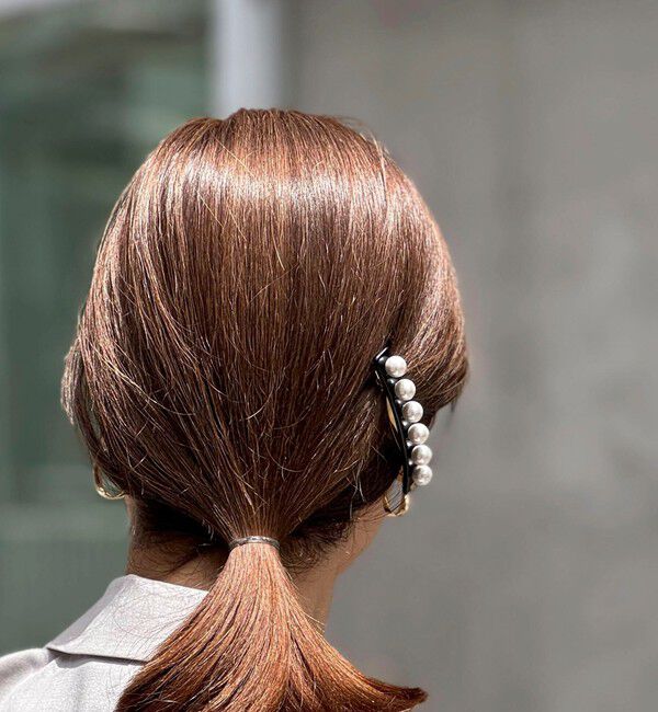 NOLLEY'S「パールバレッタ」|ヘアバンド|ブラック