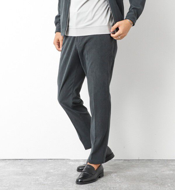 NOLLEY'S goodman「《ビジカジ/セットアップ対応》トリコットコーデュロイ ストレッチ イージーPT 25AW」|チノ|