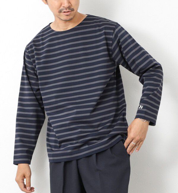 NOLLEY'S goodman「MVSシルケットボーダーBN」|Tシャツ・カットソー|