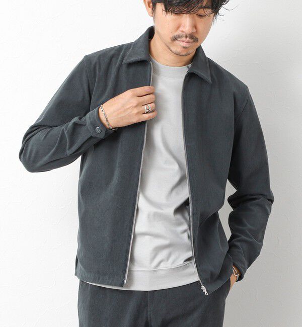 NOLLEY'S goodman「《セットアップ対応》ストレッチコーデュロイ ストレッチ ジップシャツ ブルゾン 25AW」|ブルゾン・スタジャン|