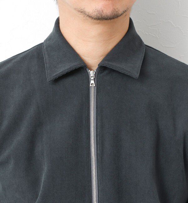 NOLLEY'S goodman「《セットアップ対応》ストレッチコーデュロイ ストレッチ ジップシャツ ブルゾン 25AW」|ブルゾン・スタジャン|
