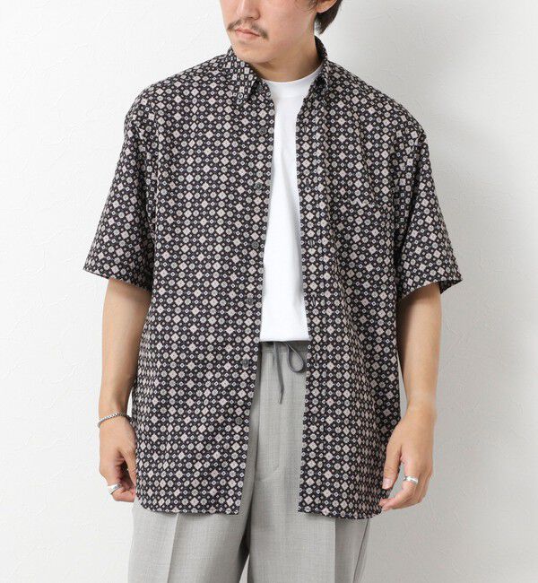 NOLLEY'S goodman「【DotAir】吸水速乾 総柄BDシャツ 25SS」|シャツ・ブラウス|