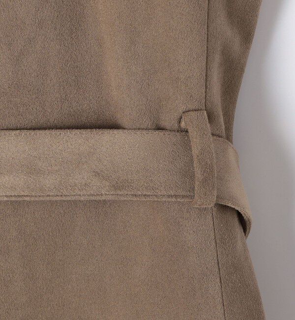 NOLLEY'S「《セットアップ対応》ストレッチスエードベルテッドジレ」|ベスト・ジレ|