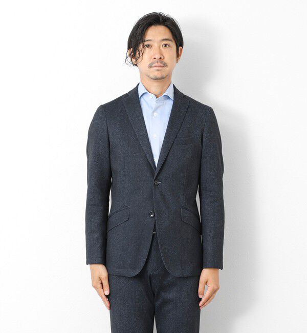 NOLLEY'S goodman「《ビジカジ/セットアップ対応》ポンチジャージJKT」|テーラードジャケット|