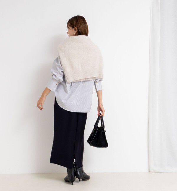 NOLLEY'S sophi「《セットアップ対応》ウォッシャブルダブルサテンイージースカート」|タイト|