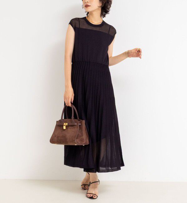 NOLLEY'S sophi「プリーツ風ニットワンピース」|ワンピース|