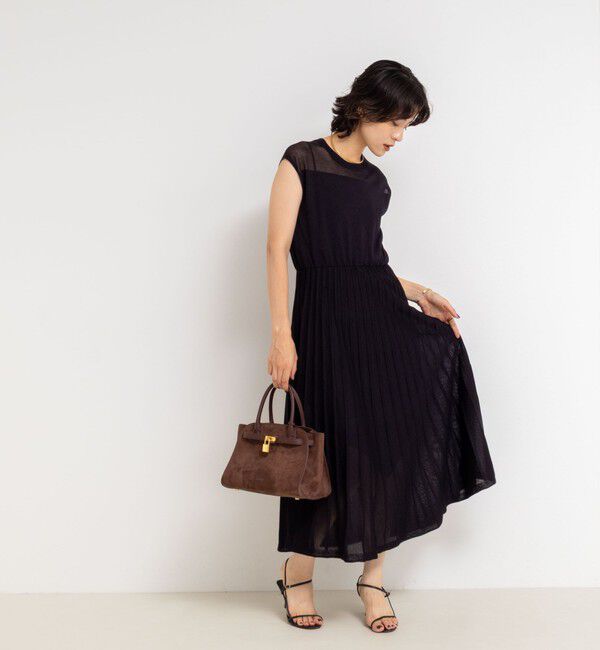 NOLLEY'S sophi「プリーツ風ニットワンピース」|ワンピース|