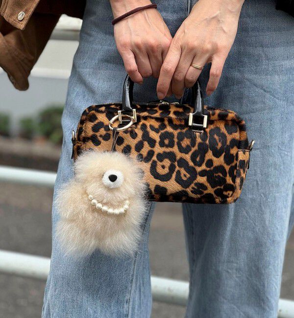 NOLLEY'S「【COSY&times;NOLLEYS】パールベアーチャーム」|チャーム・キーホルダー|ベージュ