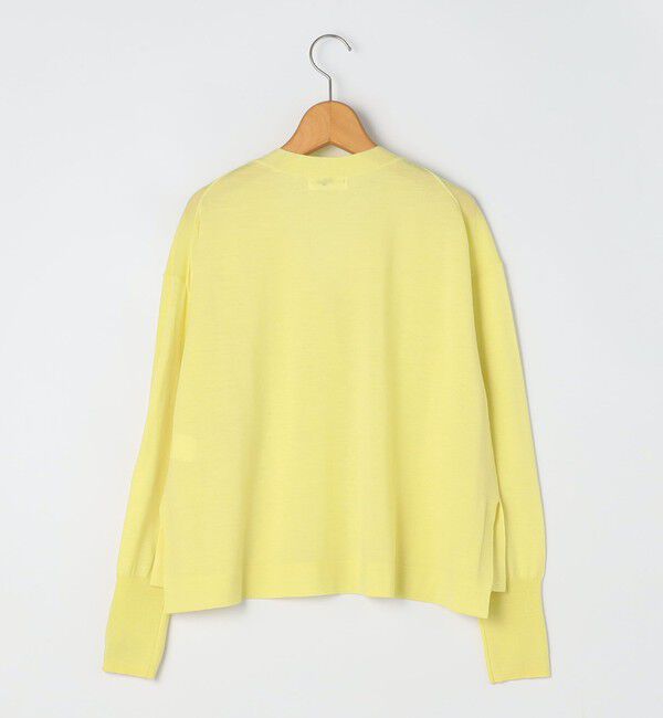 NOLLEY'S「《手洗い可能》《アンサンブル対応》18G天竺ゆったりVネックカーディガン」|カーディガン|