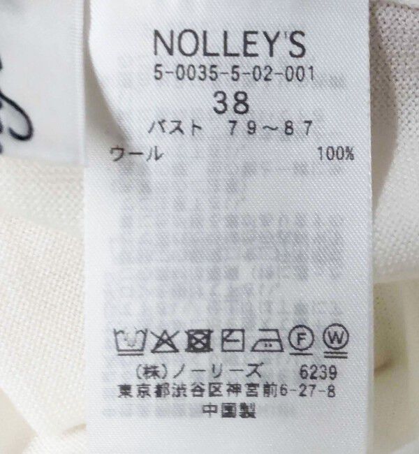 NOLLEY'S「《手洗い可能》《アンサンブル対応》18G天竺ハイネックプルオーバーニット」|ニット・セーター|