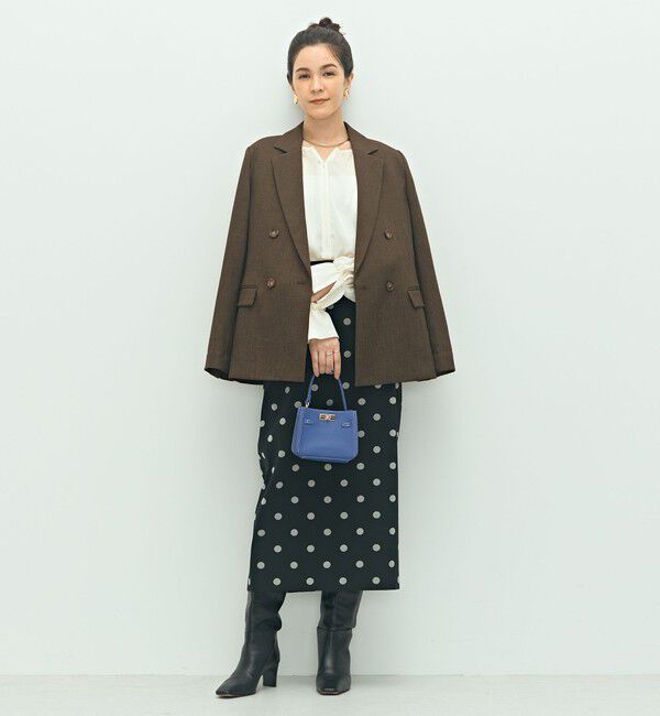 NOLLEY'S「楊柳サテン2WAYギャザーブラウス」|シャツ・ブラウス|