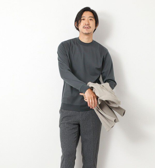 NOLLEY'S goodman「《ビジカジ対応》シルケットスムースドレスL/S Tシャツ 25AW」|Tシャツ・カットソー|