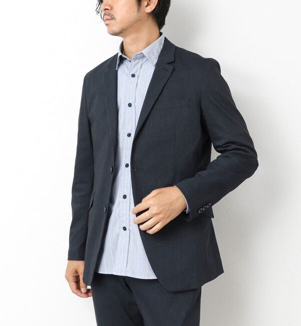 Stutostein「《ビジカジ/セットアップ対応》ピンヘッドストレッチ JKT 25AW」|テーラードジャケット|