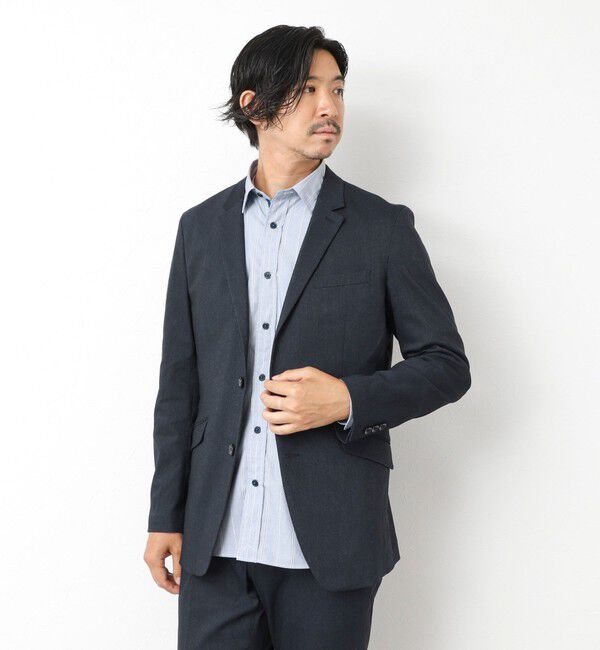 Stutostein「《ビジカジ/セットアップ対応》ピンヘッドストレッチ JKT 25AW」|テーラードジャケット|