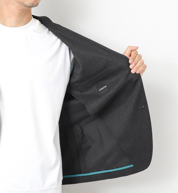 Stutostein「《ビジカジ/セットアップ対応》ピンヘッドストレッチ JKT 25AW」|テーラードジャケット|