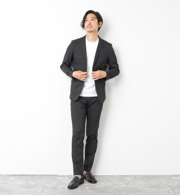 Stutostein「《ビジカジ/セットアップ対応》ピンヘッドストレッチ JKT 25AW」|テーラードジャケット|
