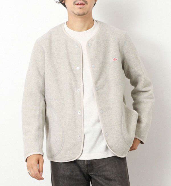 NOLLEY'S goodman「【DANTON/ダントン】JD-8939 FLEECE COLLARLESS JACKET 25AW」|ブルゾン・スタジャン|