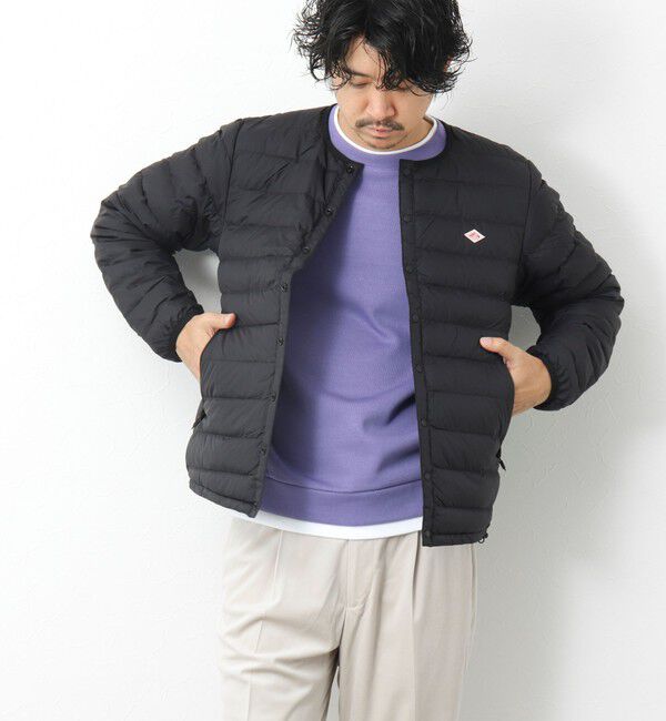 NOLLEY'S goodman「【DANTON/ダントン】DT-A0025 INNER DOWN CREWNECK JACKET 25AW」|ダウン|