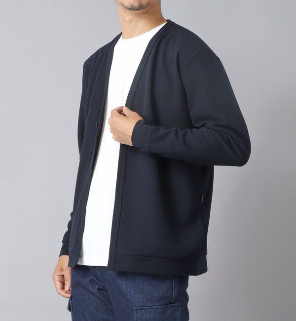 NOLLEY'S goodman「【ACTIVE SECT】《限定展開》ストレッチミラノリブワンボタンカーディガン 25AW」|カーディガン|