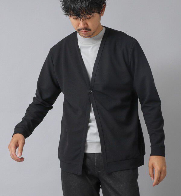 NOLLEY'S goodman「【ACTIVE SECT】《限定展開》ストレッチミラノリブワンボタンカーディガン 25AW」|カーディガン|