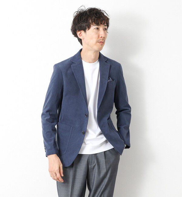 NOLLEY'S goodman「《ビジカジ/セットアップ対応》トリコットコーデュロイ ストレッチ イージーJK 25AW」|テーラードジャケット|