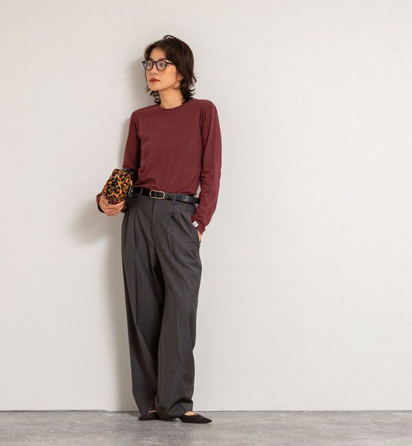 MAQWEL「【MAQWEL/マクウェル】MARUDOロングスリーブTee」|Tシャツ・カットソー|