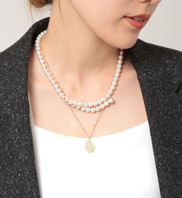 grace grace「【grace grace/グラスグラス】レオーネコインネックレス」|ネックレス|