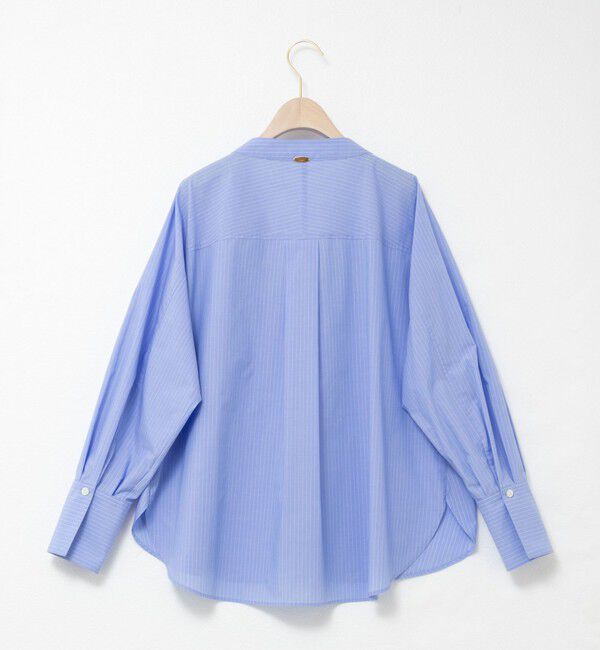 NOLLEY'S sophi「ウォッシャブルタイプライターVネック2WAYシャツ」|シャツ・ブラウス|