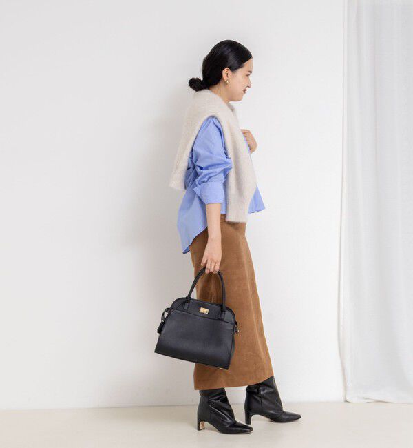 NOLLEY'S sophi「ウォッシャブルタイプライターVネック2WAYシャツ」|シャツ・ブラウス|