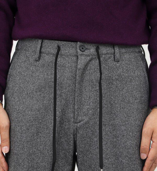 NOLLEY'S goodman「《セットアップ対応》【Active Jersey】ホームスパン ストレッチイージーPT 25AW」|チノ|