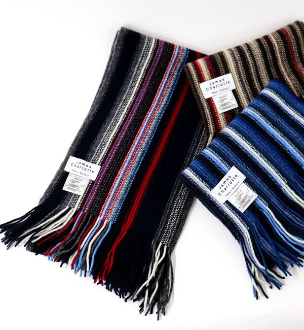 NOLLEY'S goodman「【JAMES CHARLOTTE/ジェームス・シャルロット】Lambswool Russell Muffler 25」|ストール|