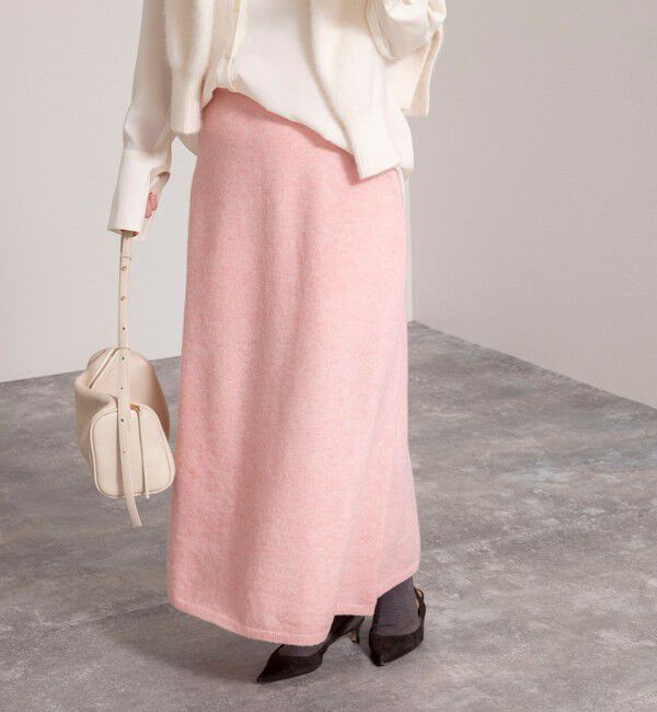 NOLLEY'S sophi「《手洗い可能》アルパカ混ロングスカート」|フレア|