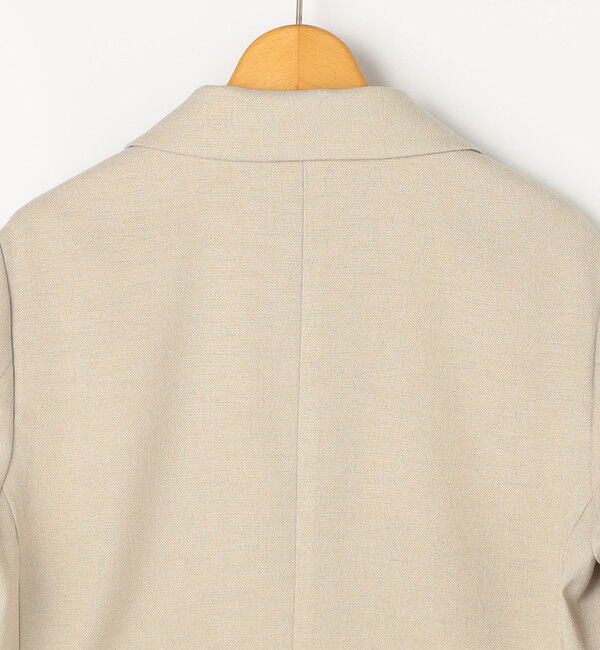 NOLLEY'S「ウォッシャブルハイスペック麻調ダブルジャケット」|テーラードジャケット|