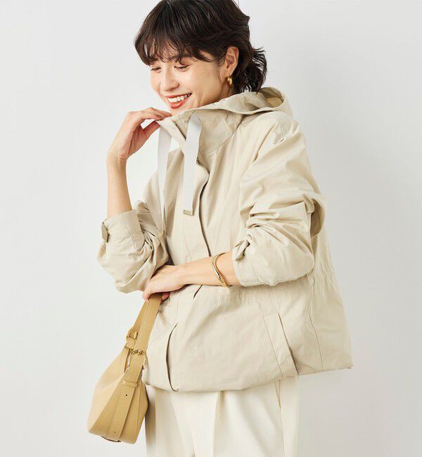 NOLLEY'S「【WEB限定カラー】ウォッシャブル2WAY撥水フーテッドブルゾン」|ブルゾン・スタジャン|