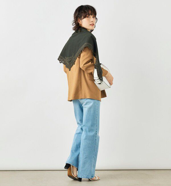 NOLLEY'S「《手洗い可能》バテンレース三角ストール」|ストール|