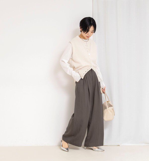 NOLLEY'S「【WEB＆一部店舗限定サイズアイテム】ウォッシャブルセルロースワイドパンツ」|その他|