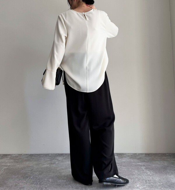 fredy emue「【累計販売数4万本突破！】とろみツイルストレートイージーパンツ」|チノ|