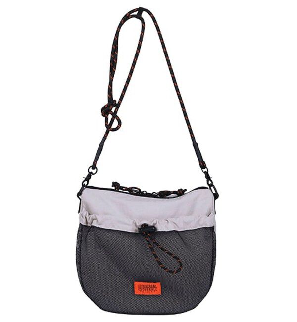 GLOSTER「【UNIVERSAL OVERALL】フロントメッシュ ザイルショルダーバッグ」|ショルダー・メッセンジャー|