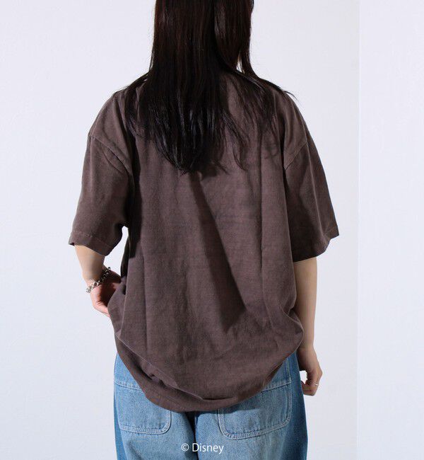 GLOSTER「【GOOD ROCK SPEED】MICKEY / フロッキープリントTシャツ」|Tシャツ・カットソー|