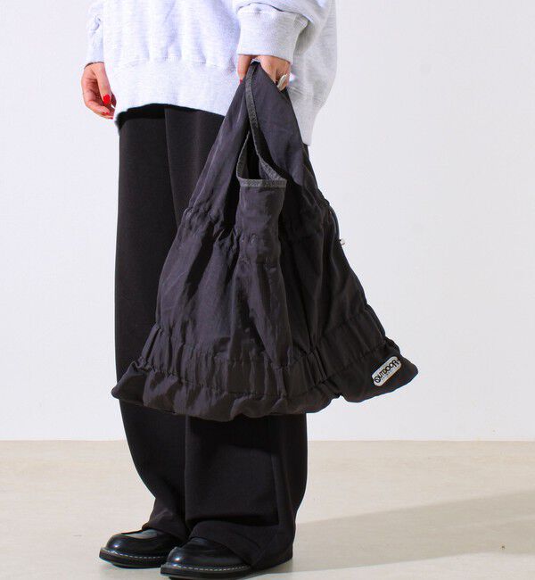 GLOSTER「【昨年即完アイテムが再登場！】【UNISEX】別注 OUTDOOR ドロストショッパーバッグ」|ショルダー・メッセンジャー|