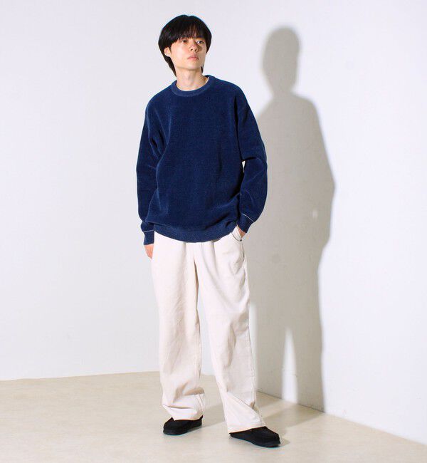 GLOSTER「【昨年人気アイテム再登場！チクチクしないニット】モールダブルフェイス プルオーバーニット」|ニット・セーター|