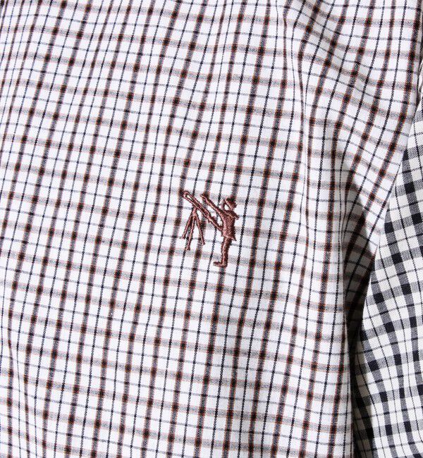 GLOSTER「【BOY刺繍】クレイジーパターン ボタンダウンシャツ」|シャツ・ブラウス|