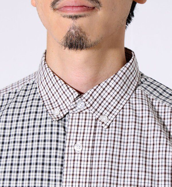 GLOSTER「【BOY刺繍】クレイジーパターン ボタンダウンシャツ」|シャツ・ブラウス|