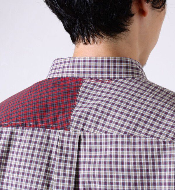 GLOSTER「【BOY刺繍】クレイジーパターン ボタンダウンシャツ」|シャツ・ブラウス|